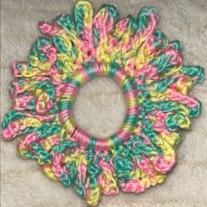 Hand Crafted Multicolor Hair Scrunchie
